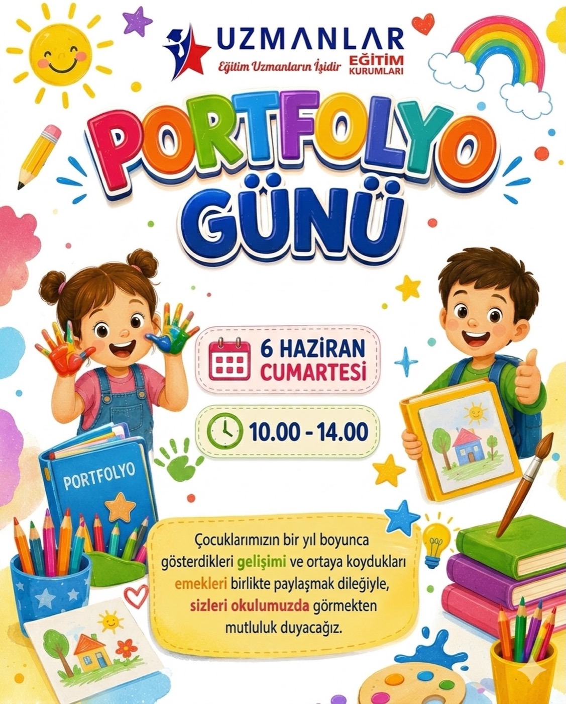 Ana Sınıfı ve İlkokulla Portfolyo Günü Gerçekleştirildi