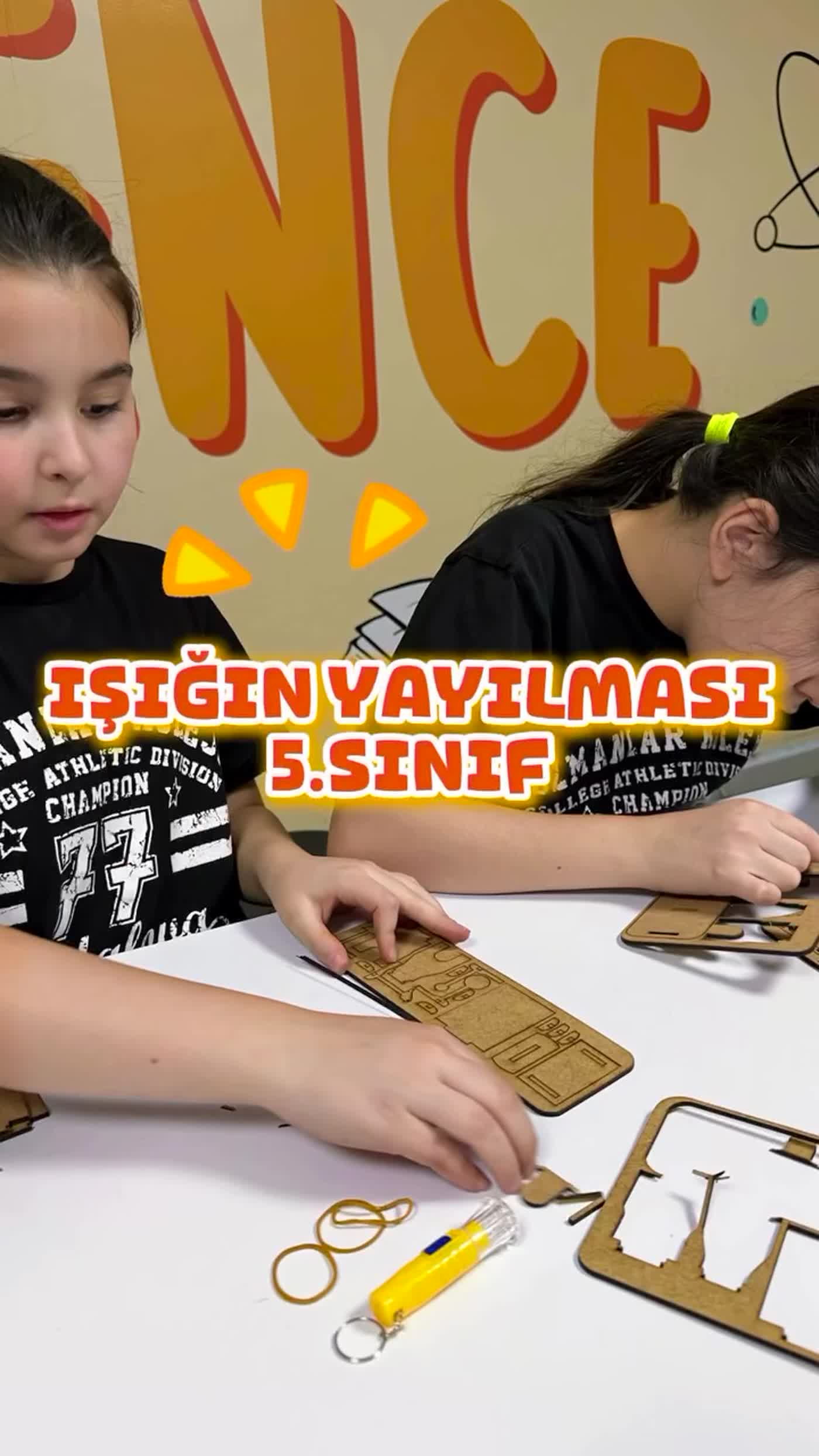 5. Sınıf Öğrencilerimizle Işığın Yayılması Etkinliği