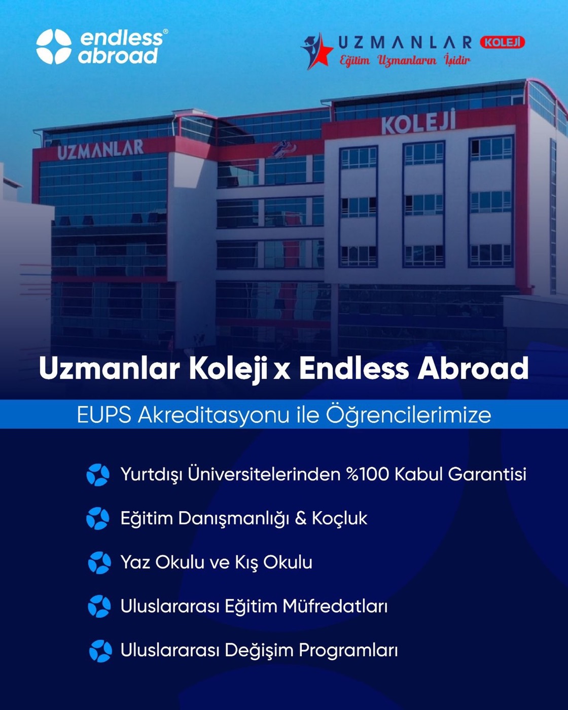 EUPS Akreditasyonu ile Uluslararası Eğitim İş Birliğimiz