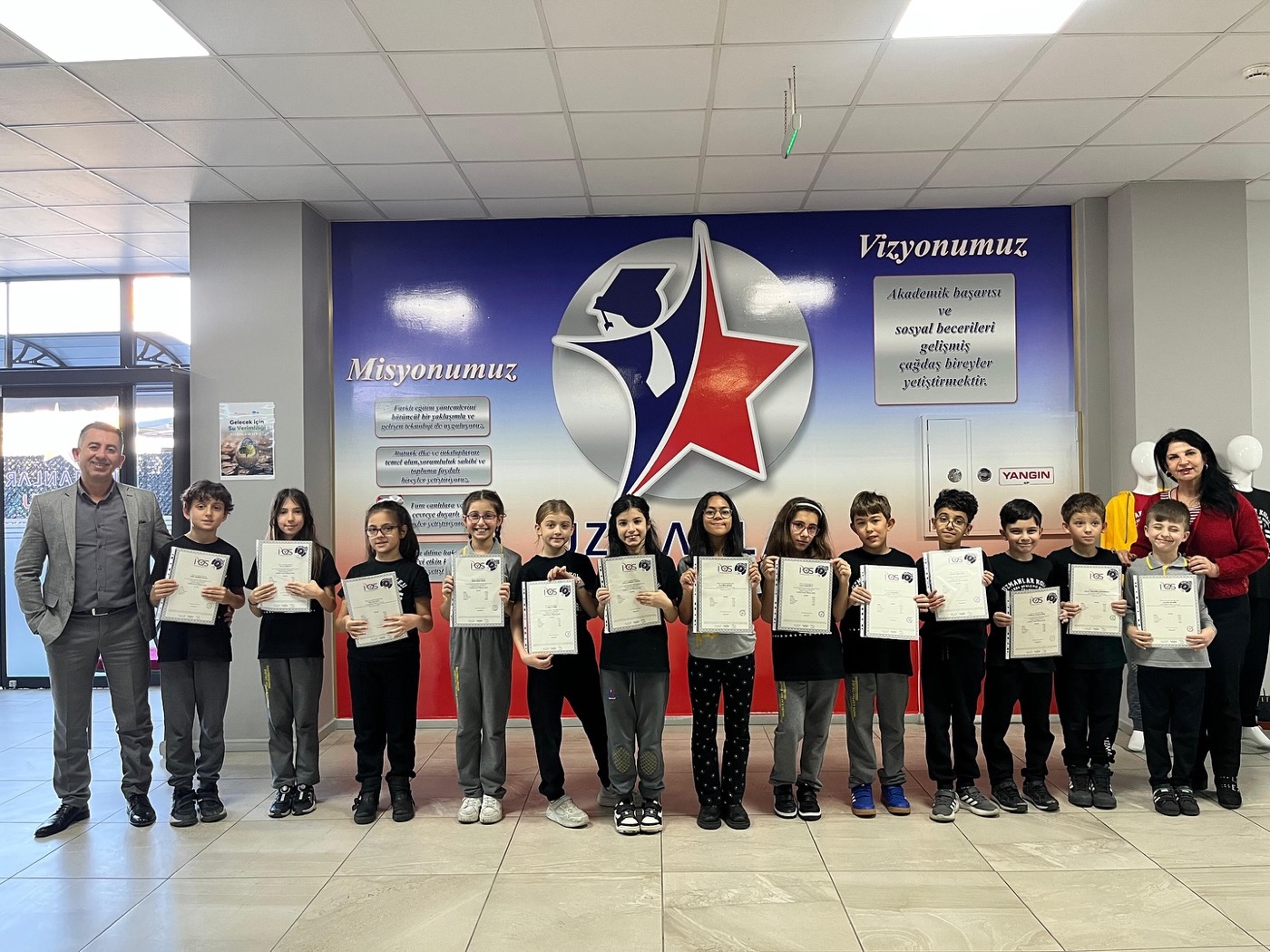 4. Sınıf ve Ortaokula PQS Progress Test Sertifikaları