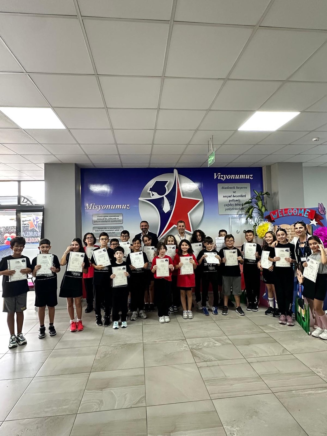 PQS English Placement Test Başarı Sertifikaları Takdim Edildi